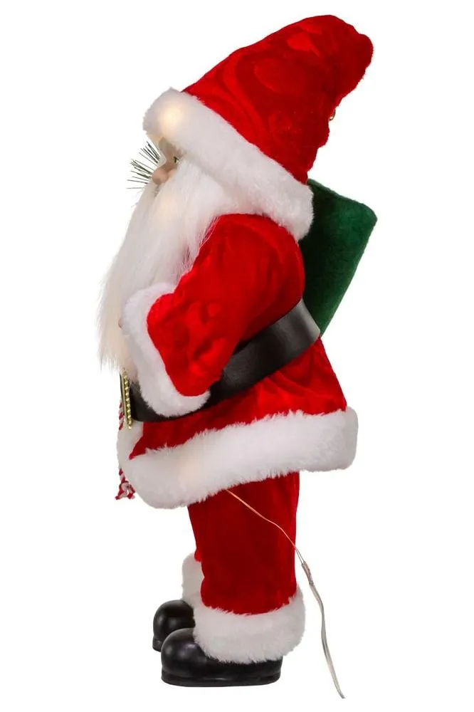 12" Battery-Operated LED Lighted Santa Table Piece