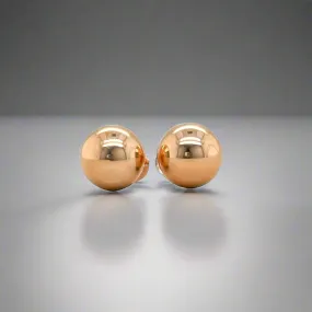 14K R Gold 8mm Ball Earring