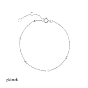 14k White Gold Sheila Bracelet