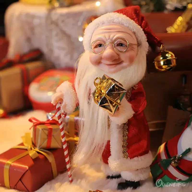 1/8 BJD Santa Doll 14.5cm – Shuga Fairy Old Man with White Beard | Christmas Gift Art Toy