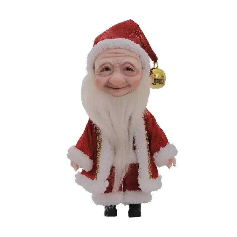 1/8 BJD Santa Doll 14.5cm – Shuga Fairy Old Man with White Beard | Christmas Gift Art Toy