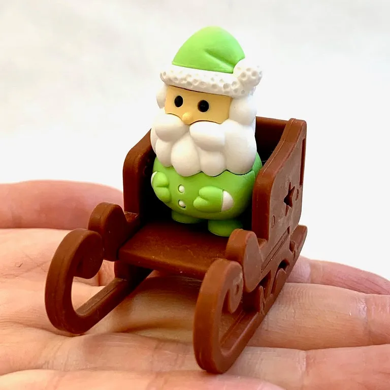 38264 IWAKO SANTA CLAUS ERASERS-60