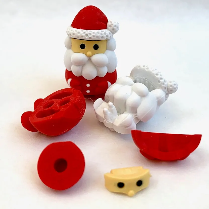 38264 IWAKO SANTA CLAUS ERASERS-60