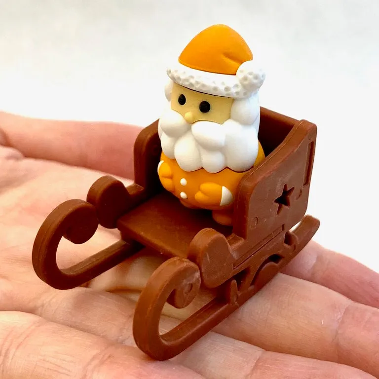 38264 IWAKO SANTA CLAUS ERASERS-60