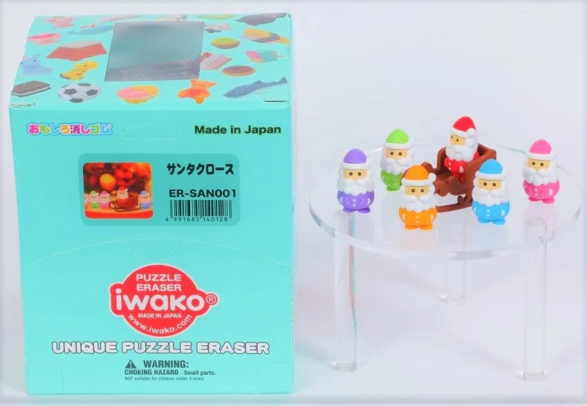 38264 IWAKO SANTA CLAUS ERASERS-60