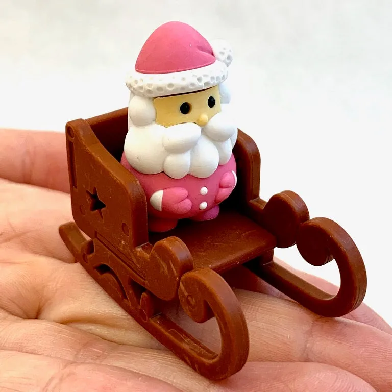 38264 IWAKO SANTA CLAUS ERASERS-60