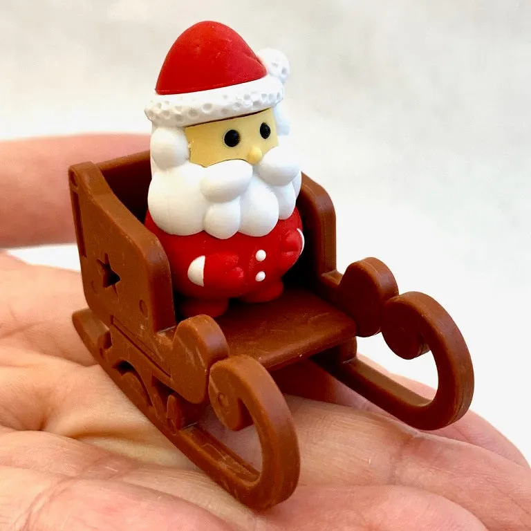 38264 IWAKO SANTA CLAUS ERASERS-60