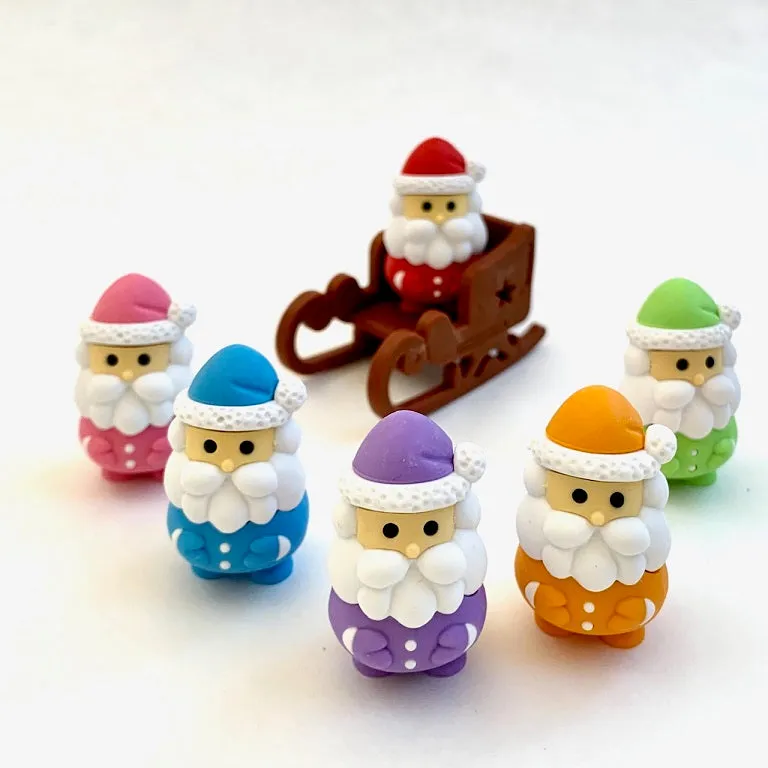 38264 IWAKO SANTA CLAUS ERASERS-60