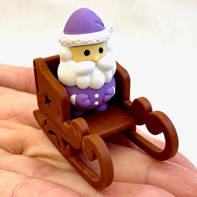 38264 IWAKO SANTA CLAUS ERASERS-60