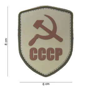 3D PVC Patch schild cccp