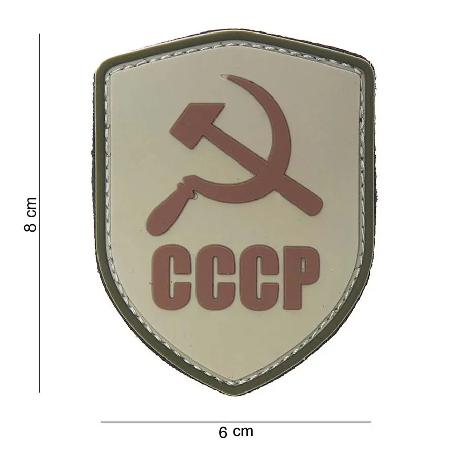 3D PVC Patch schild cccp