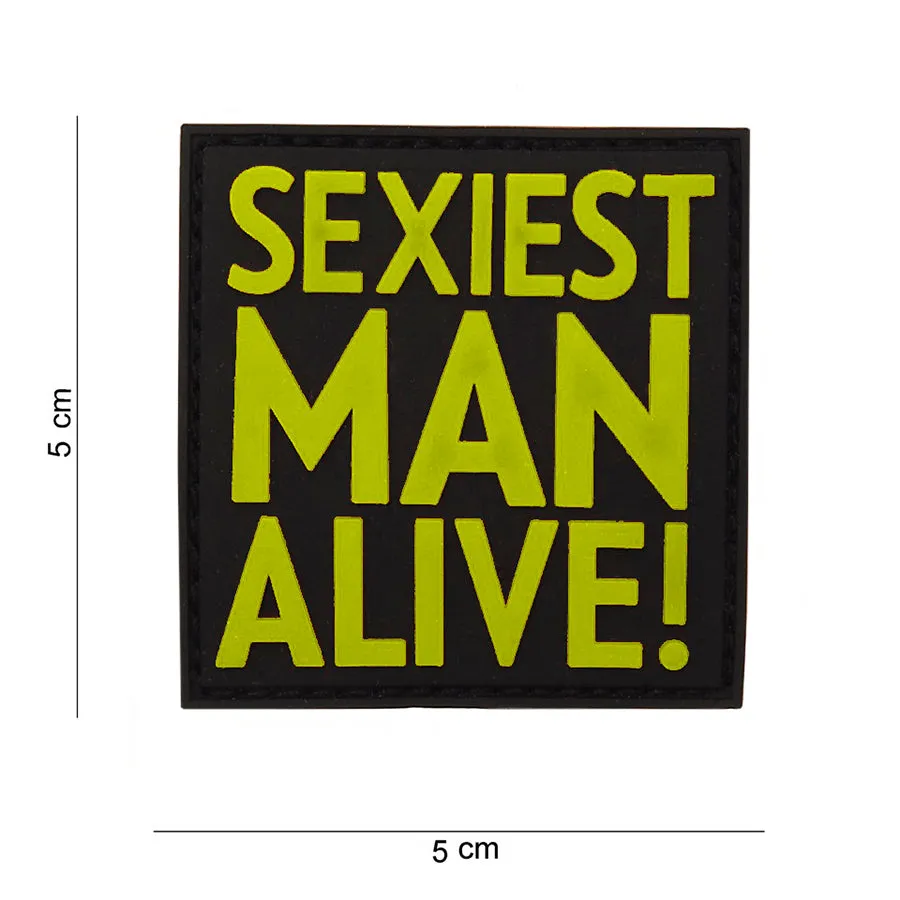 3D PVC Patch Sexiest man alive Geel