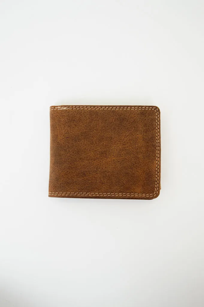 Adrian Klis 233 Bill Fold, Buffalo Leather