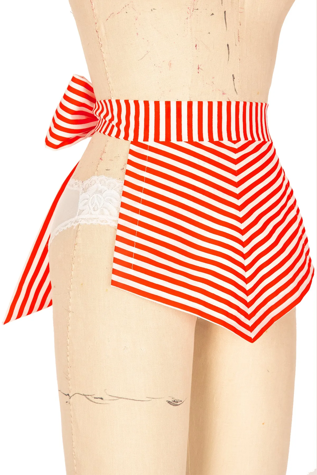 Angel of Mercy Striped Apron