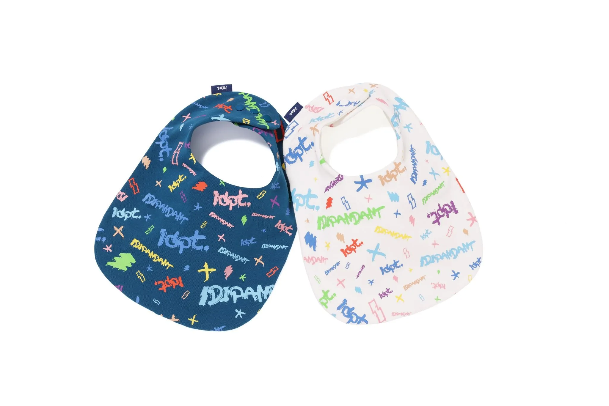 Babies All Over Logo Graphic Bib (Set of 2 Colors)