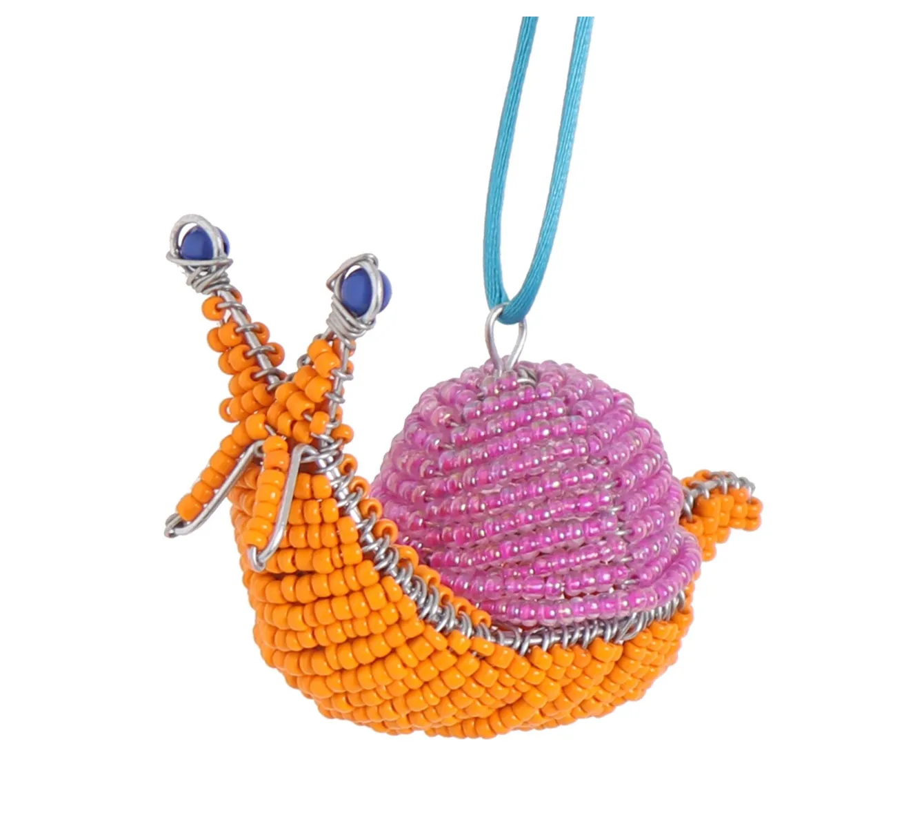 Beaded Snail Decoration - 10cm