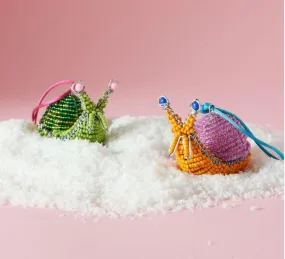 Beaded Snail Decoration - 10cm