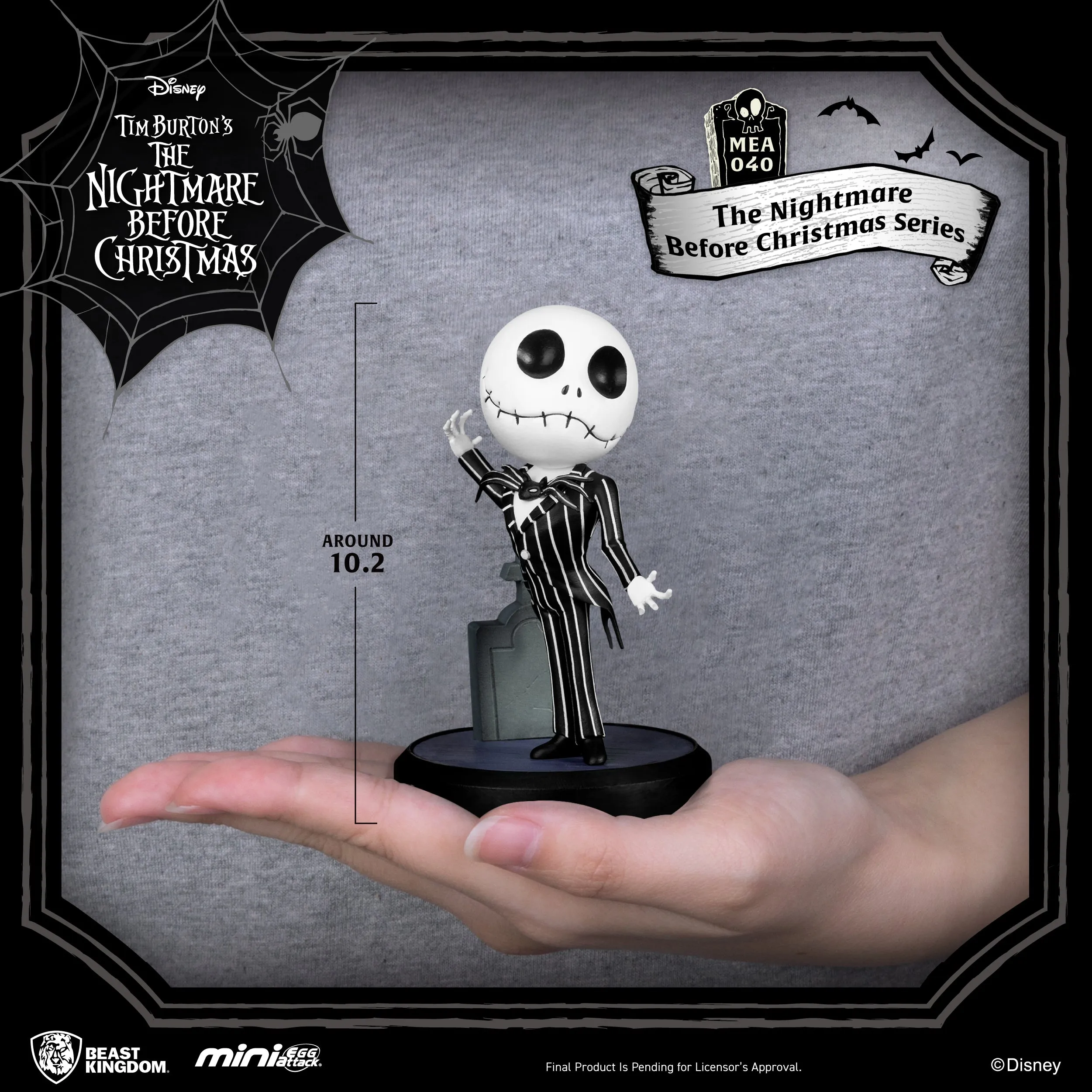 Beast Kingdoms MEA-040 Disney The Nightmare Before Christmas Series SET Mini Egg Attack Figure