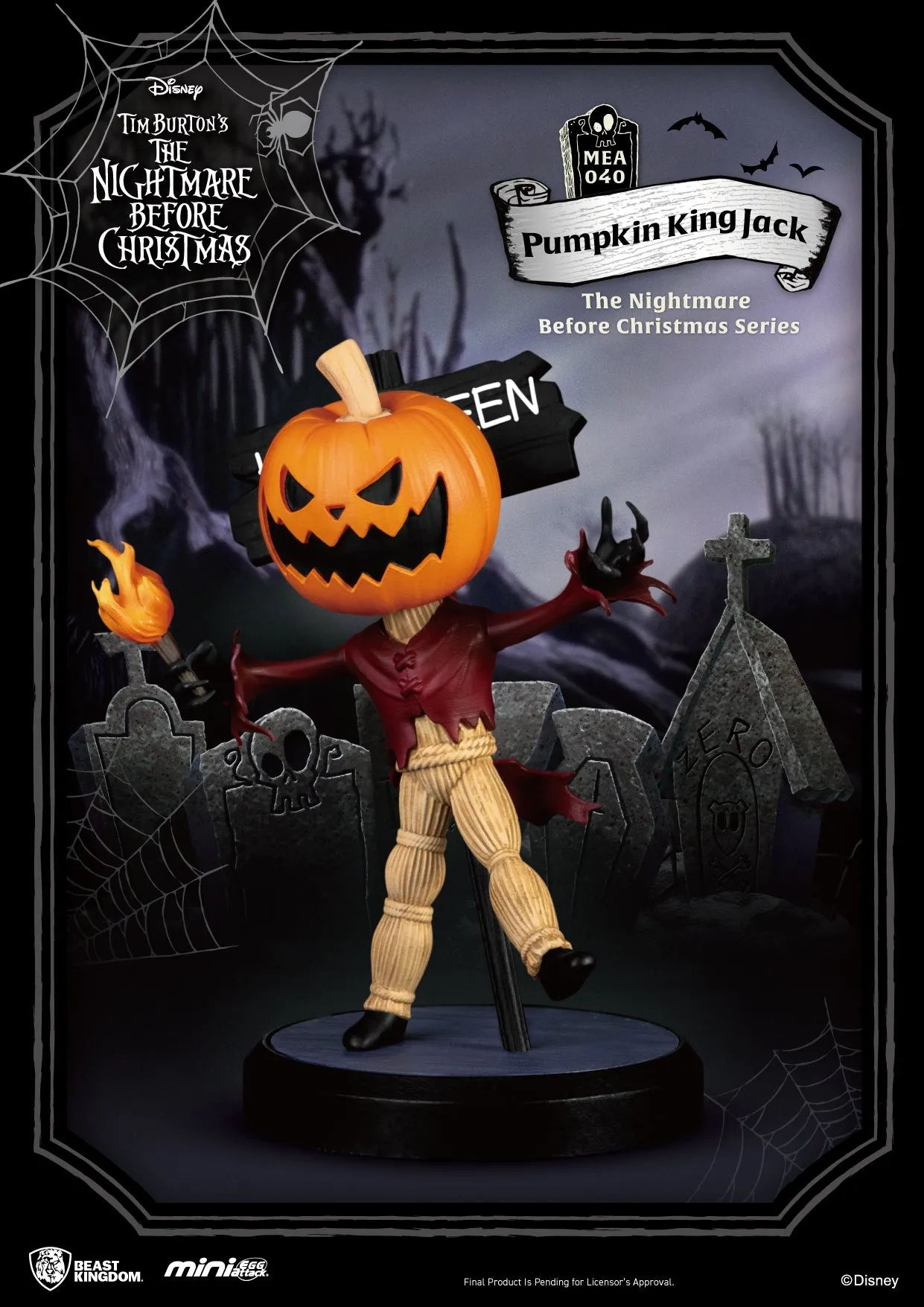 Beast Kingdoms MEA-040 Disney The Nightmare Before Christmas Series SET Mini Egg Attack Figure