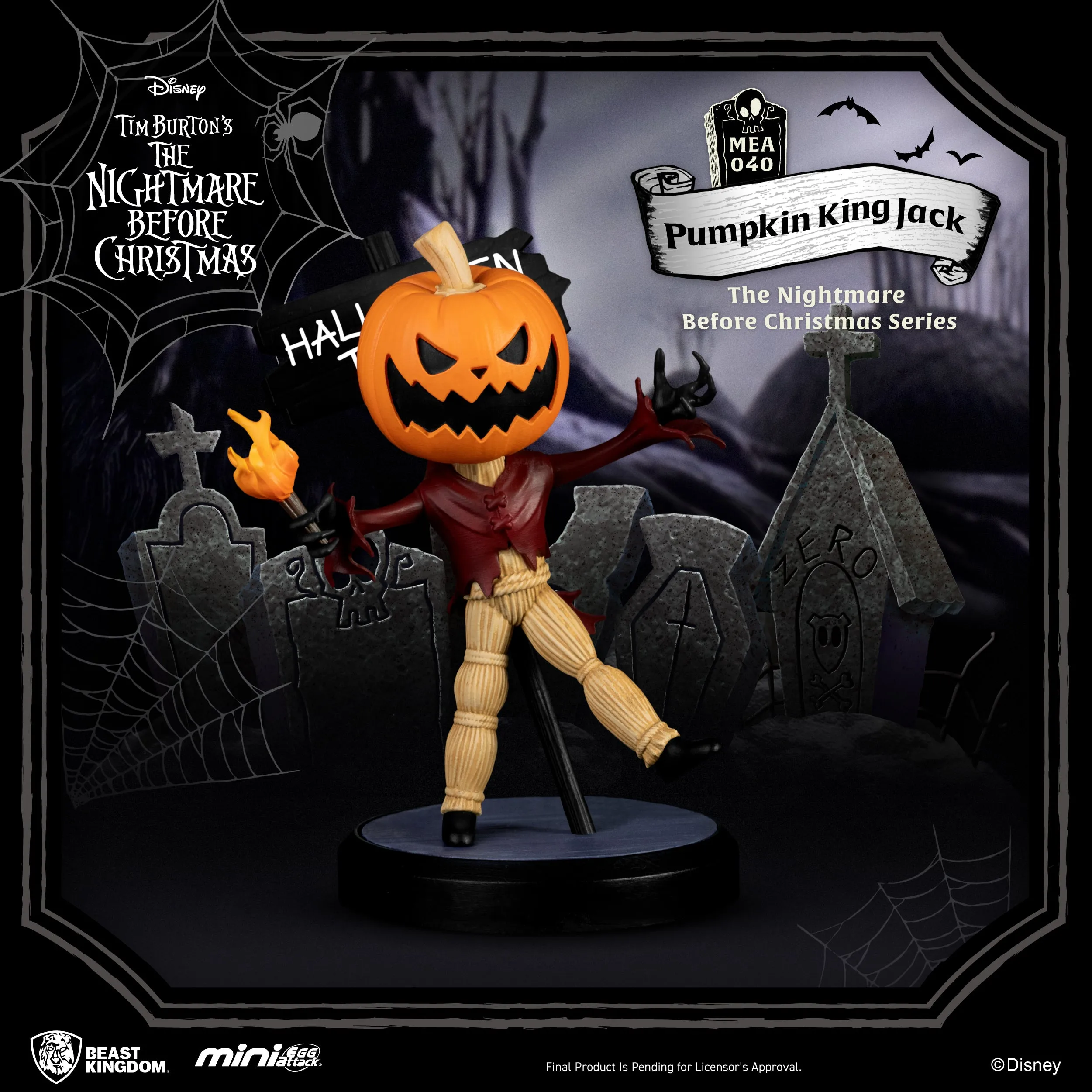 Beast Kingdoms MEA-040 Disney The Nightmare Before Christmas Series SET Mini Egg Attack Figure