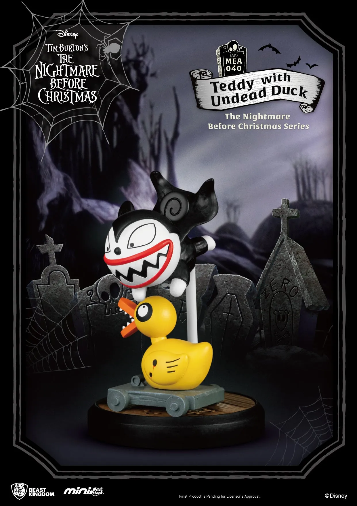 Beast Kingdoms MEA-040 Disney The Nightmare Before Christmas Series SET Mini Egg Attack Figure