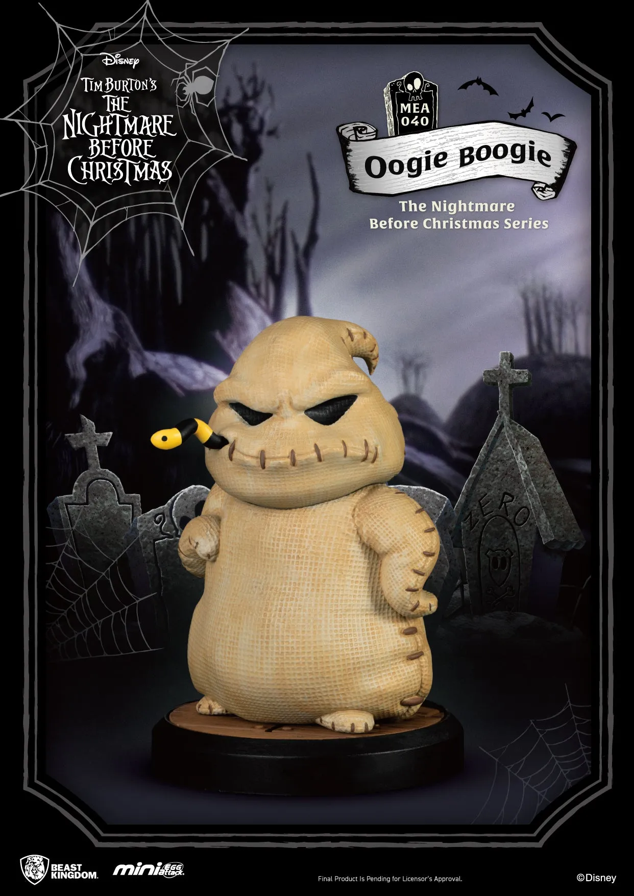 Beast Kingdoms MEA-040 Disney The Nightmare Before Christmas Series SET Mini Egg Attack Figure