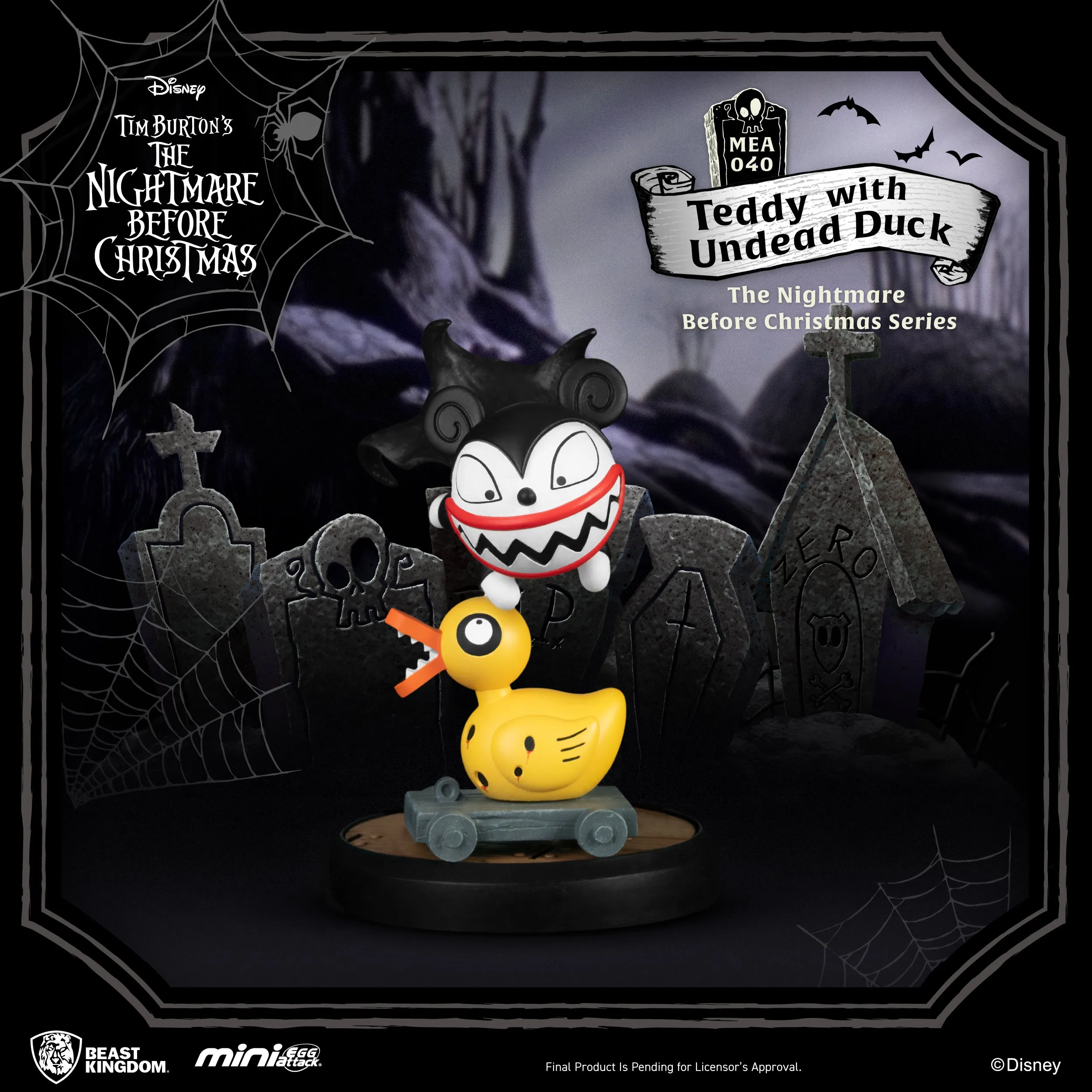 Beast Kingdoms MEA-040 Disney The Nightmare Before Christmas Series SET Mini Egg Attack Figure