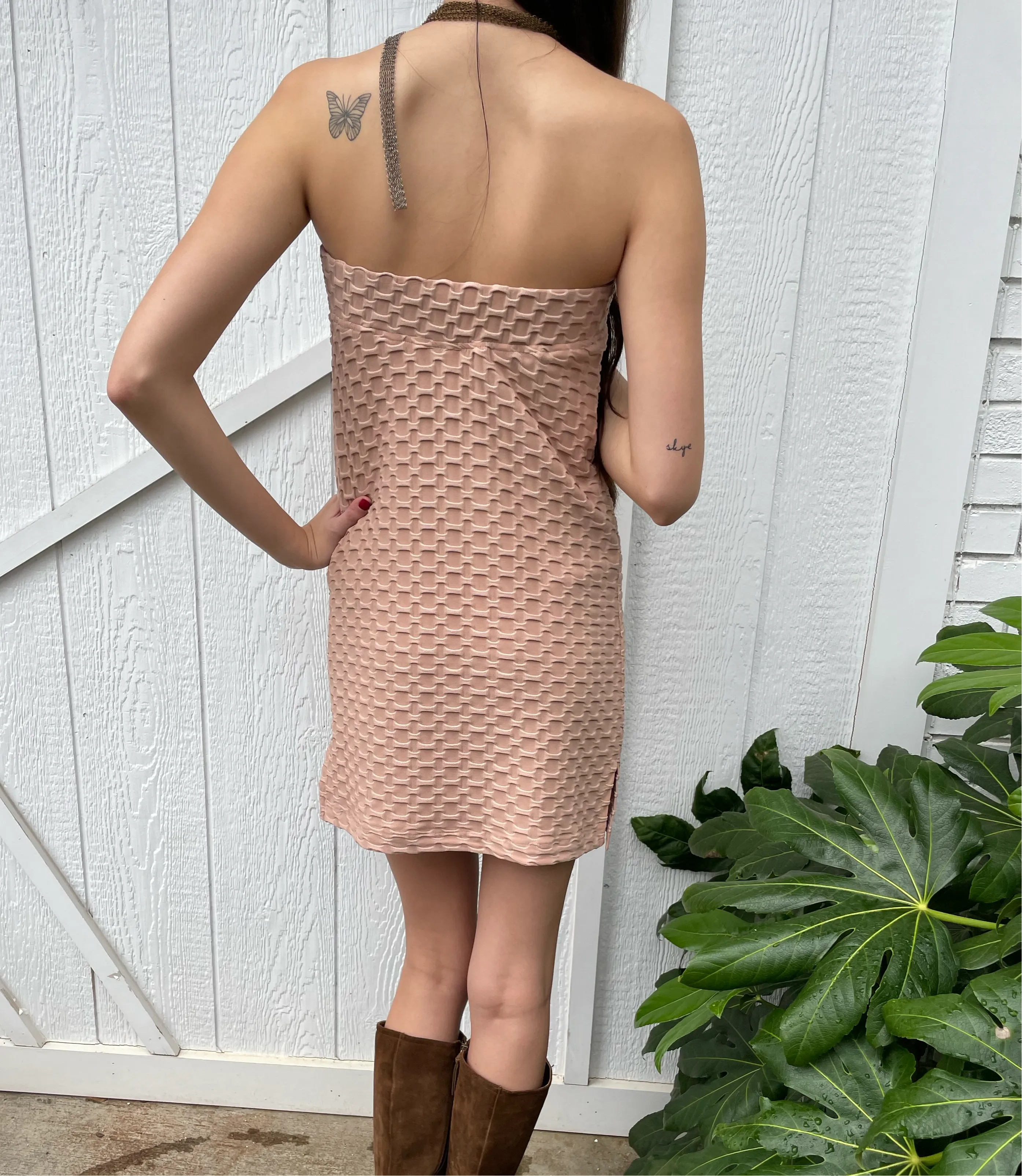 BH Tube Honey Comb Mini Dress