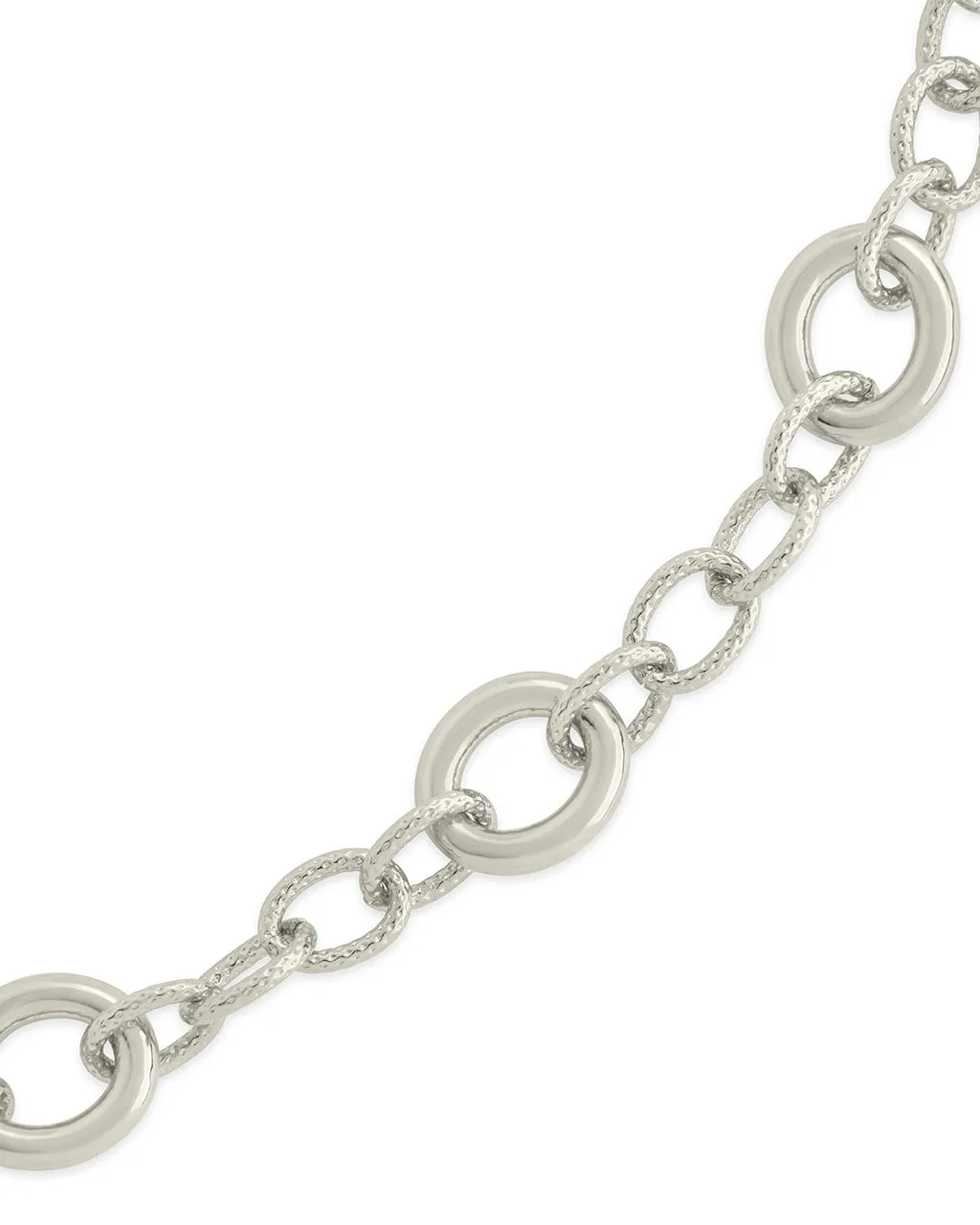 Carter Round Statement Link Bracelet