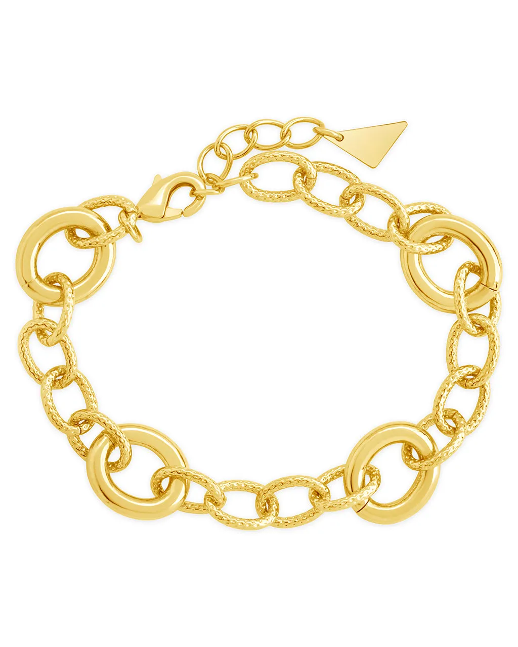 Carter Round Statement Link Bracelet