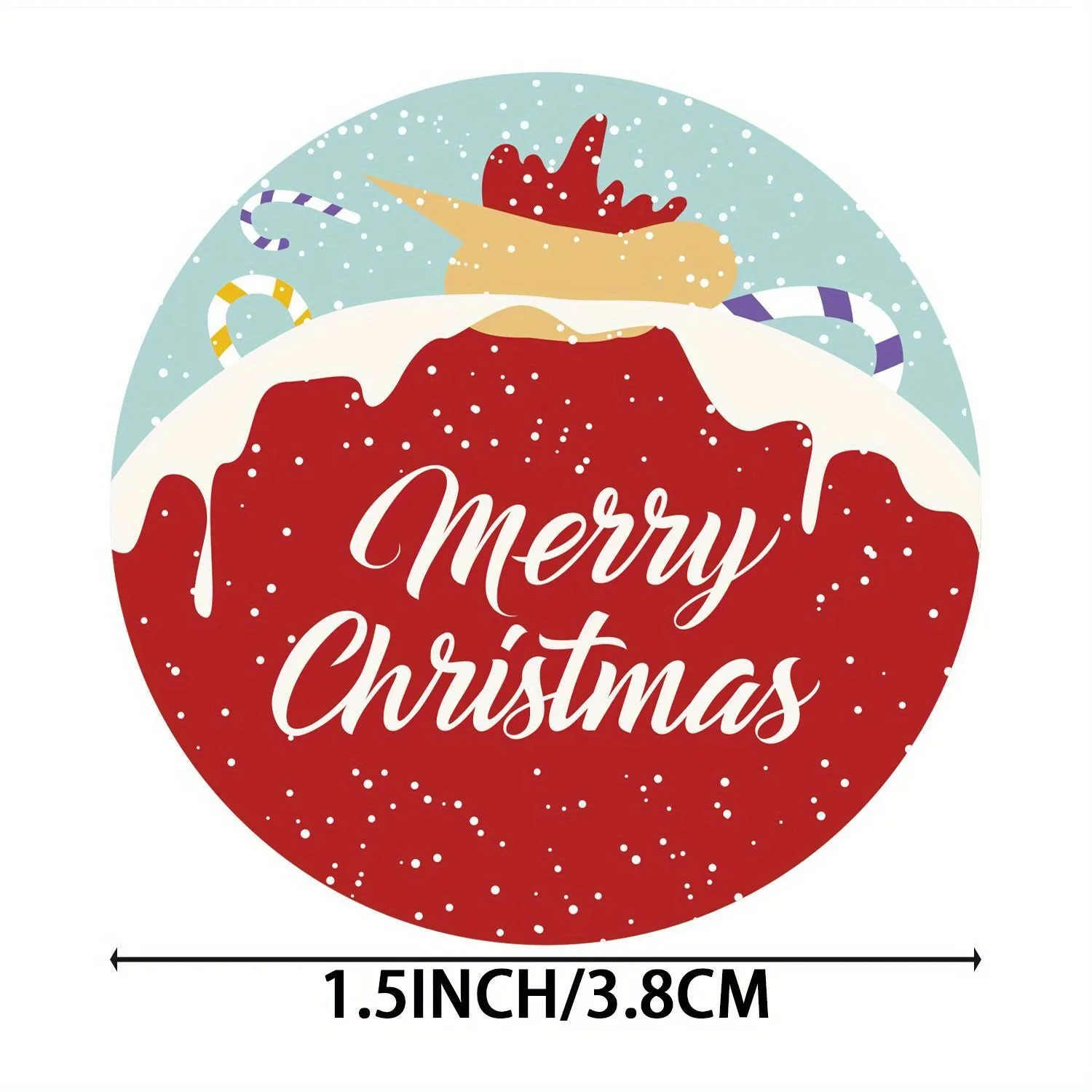 Cartoon Christmas Sticker Pack (20 Stickers): Santa Claus, Snowman, and Snowflake Sealing Stickers for Holiday Gifts and Packaging