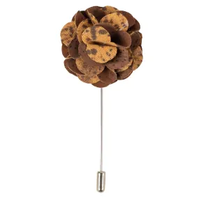 Chokore Brown Splatter Lapel Pin