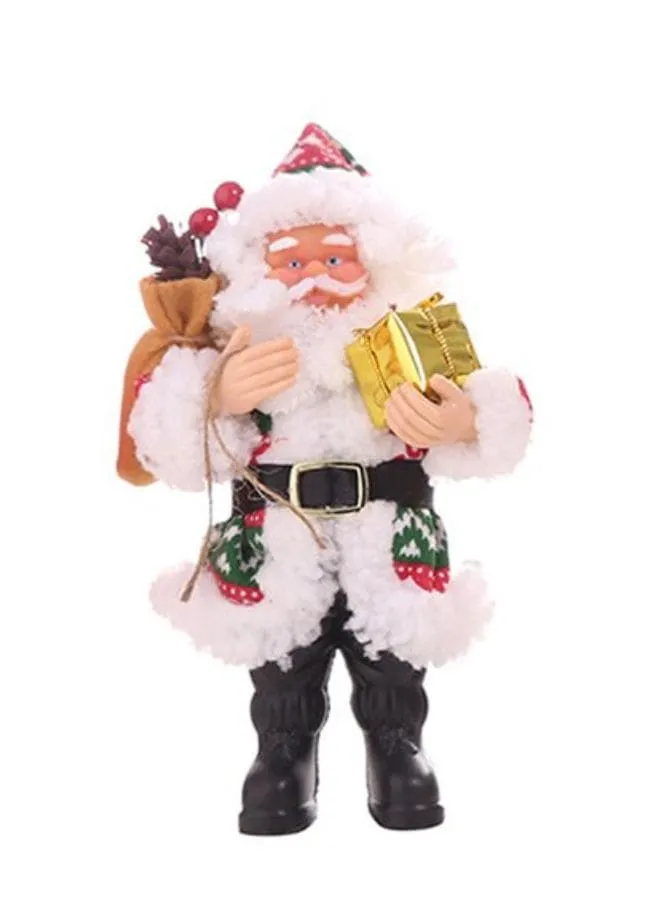 Christmas Decorations Resin Santa Claus Standing Posture Ornaments Doll Pendant Green