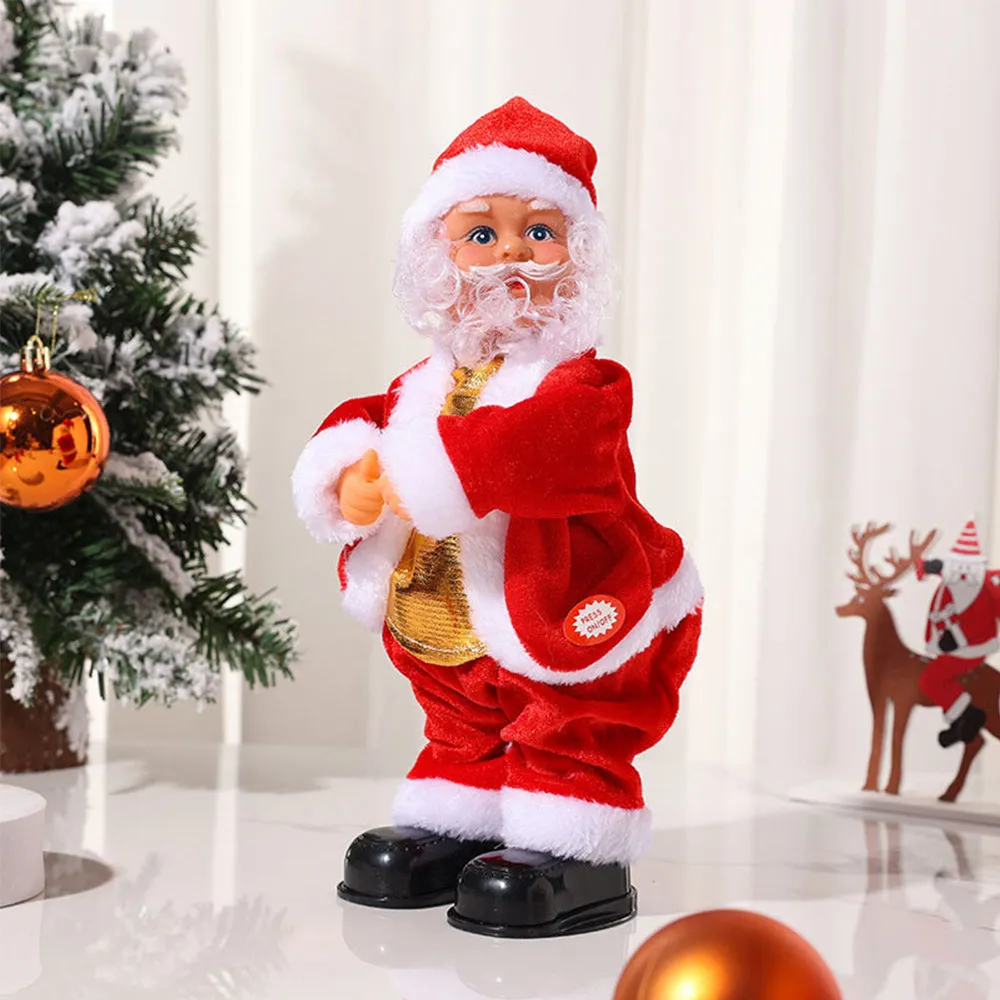 Christmas Electric Musical Hip Dancing Santa Claus Doll Toys, TO0020