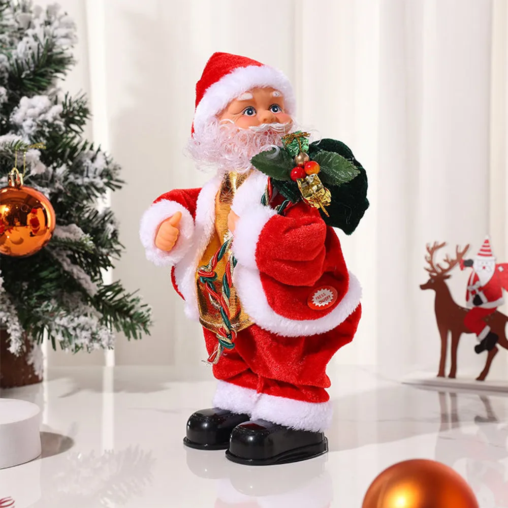 Christmas Electric Musical Hip Dancing Santa Claus Doll Toys, TO0020