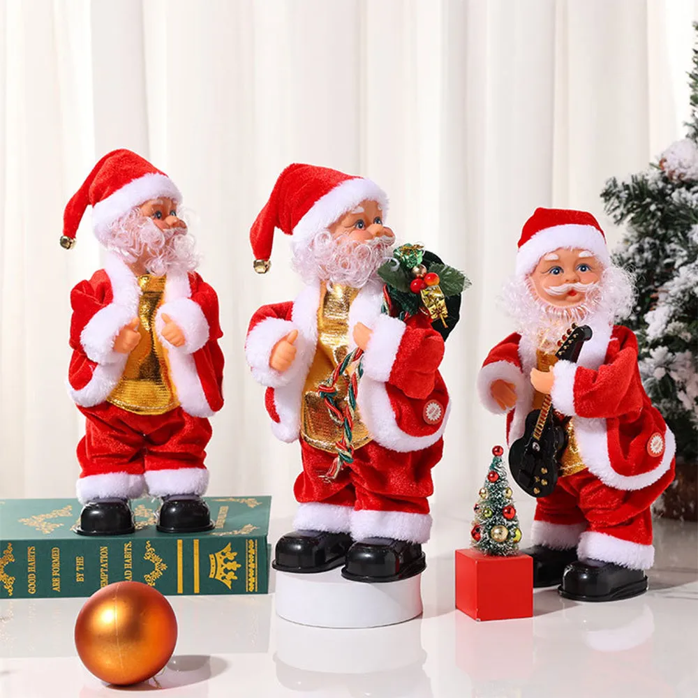 Christmas Electric Musical Hip Dancing Santa Claus Doll Toys, TO0020