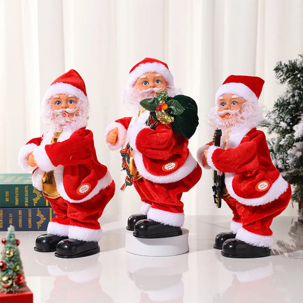 Christmas Electric Musical Hip Dancing Santa Claus Doll Toys, TO0020