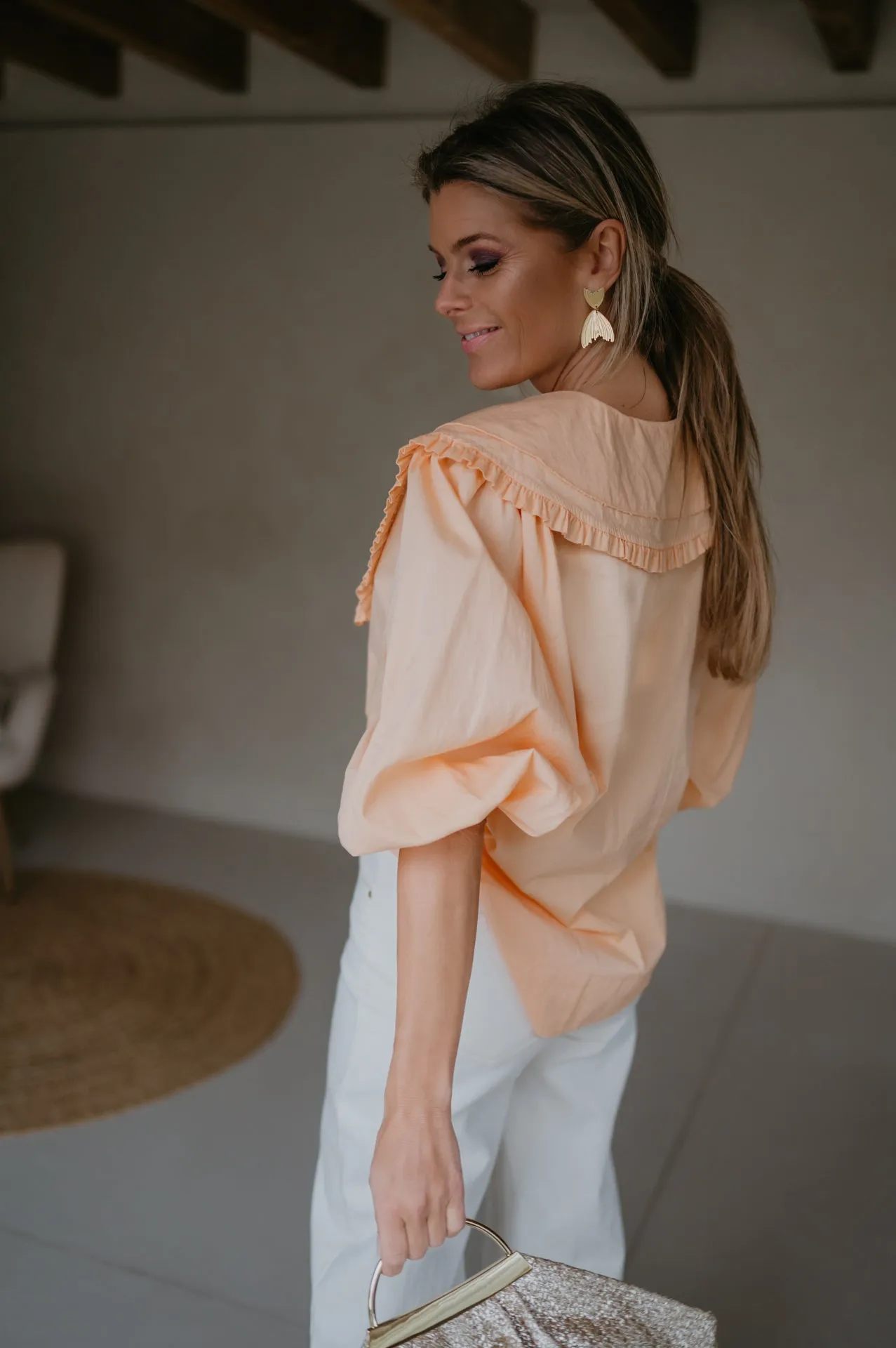 Cortese blouse I Peach