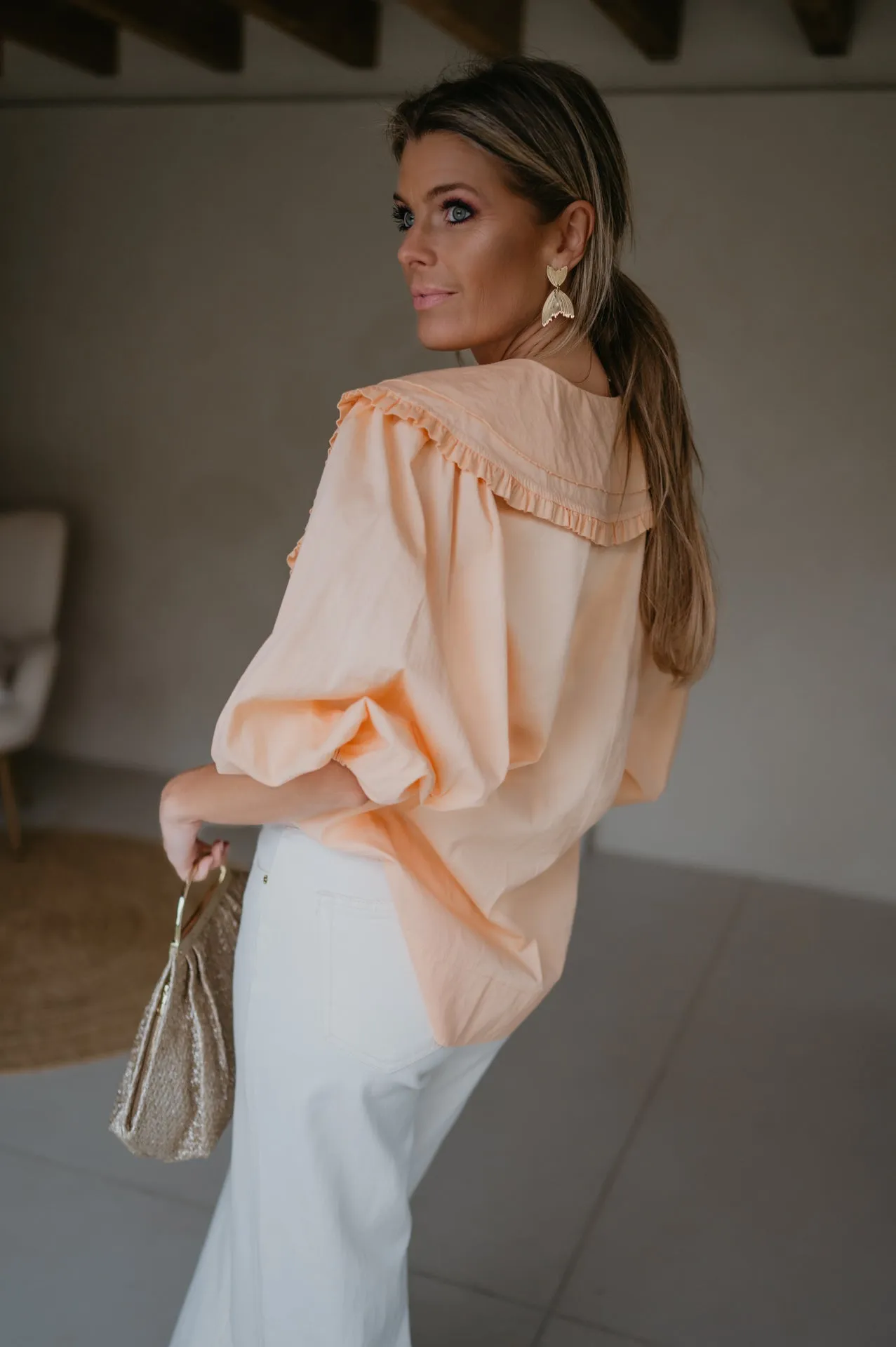 Cortese blouse I Peach