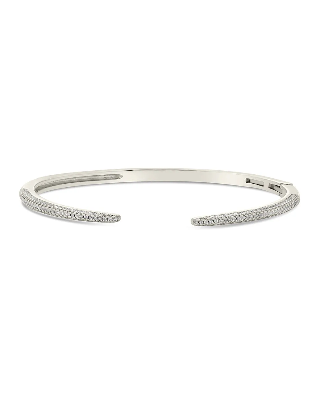 CZ Open Spike Cuff Bracelet