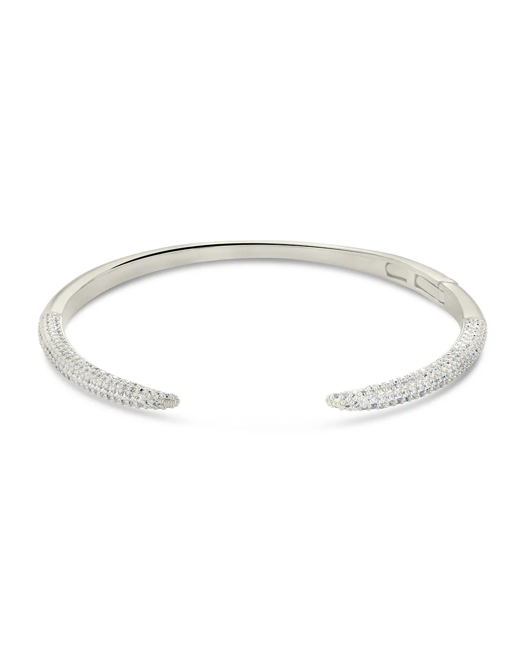 CZ Open Spike Cuff Bracelet