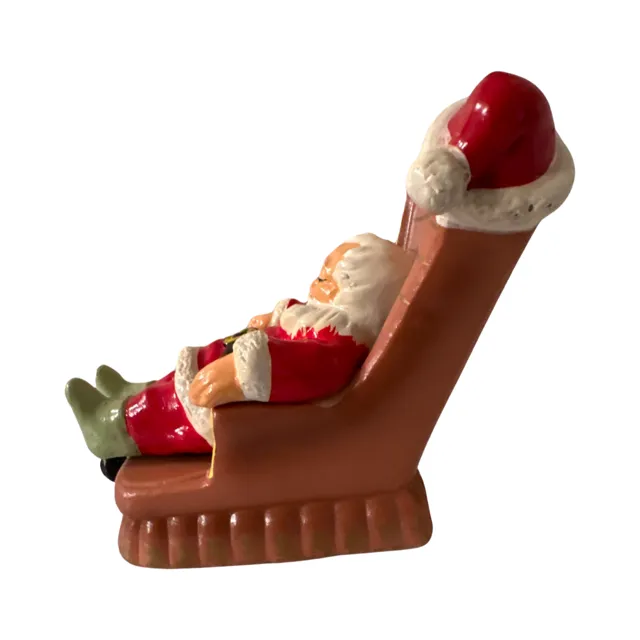 Enesco Vintage Sleeping Santa Ceramic Bank