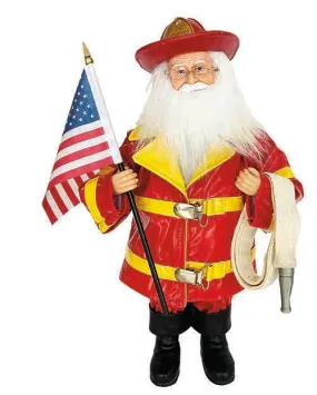 Fireman - 15" Claus