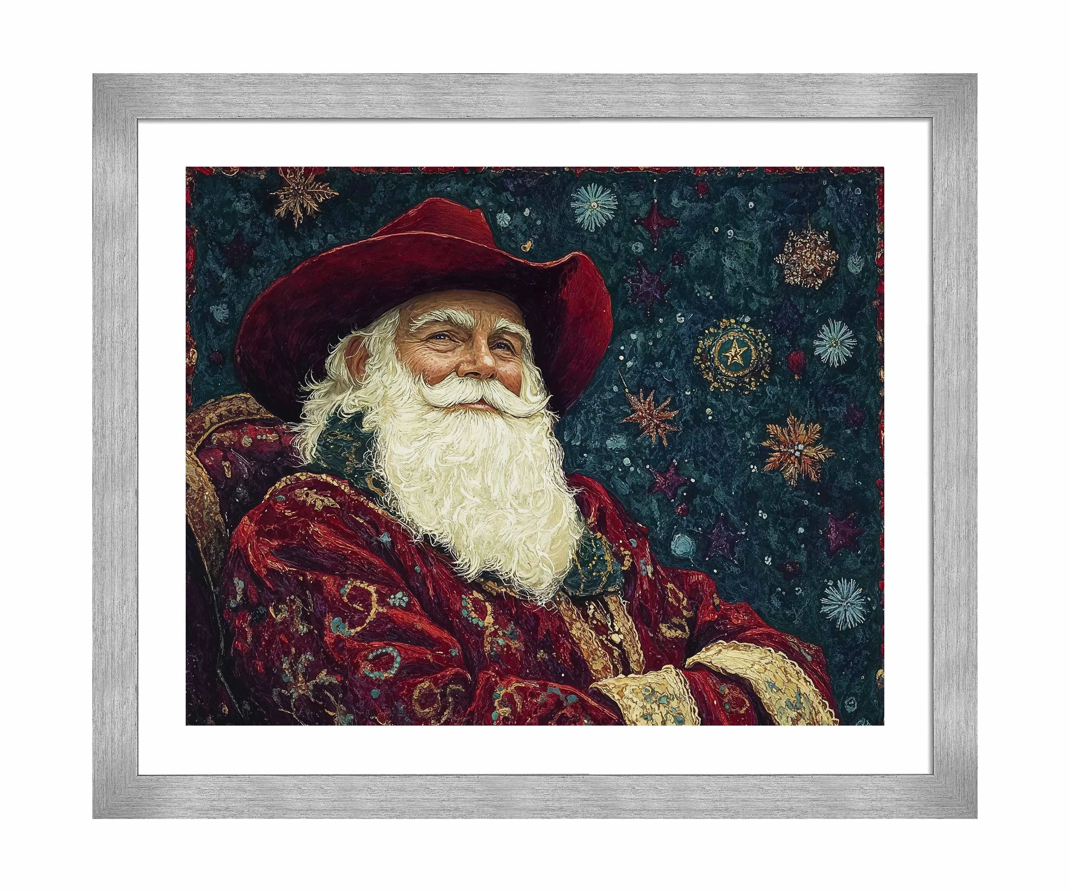 Frontier Father Christmas - Art Prints