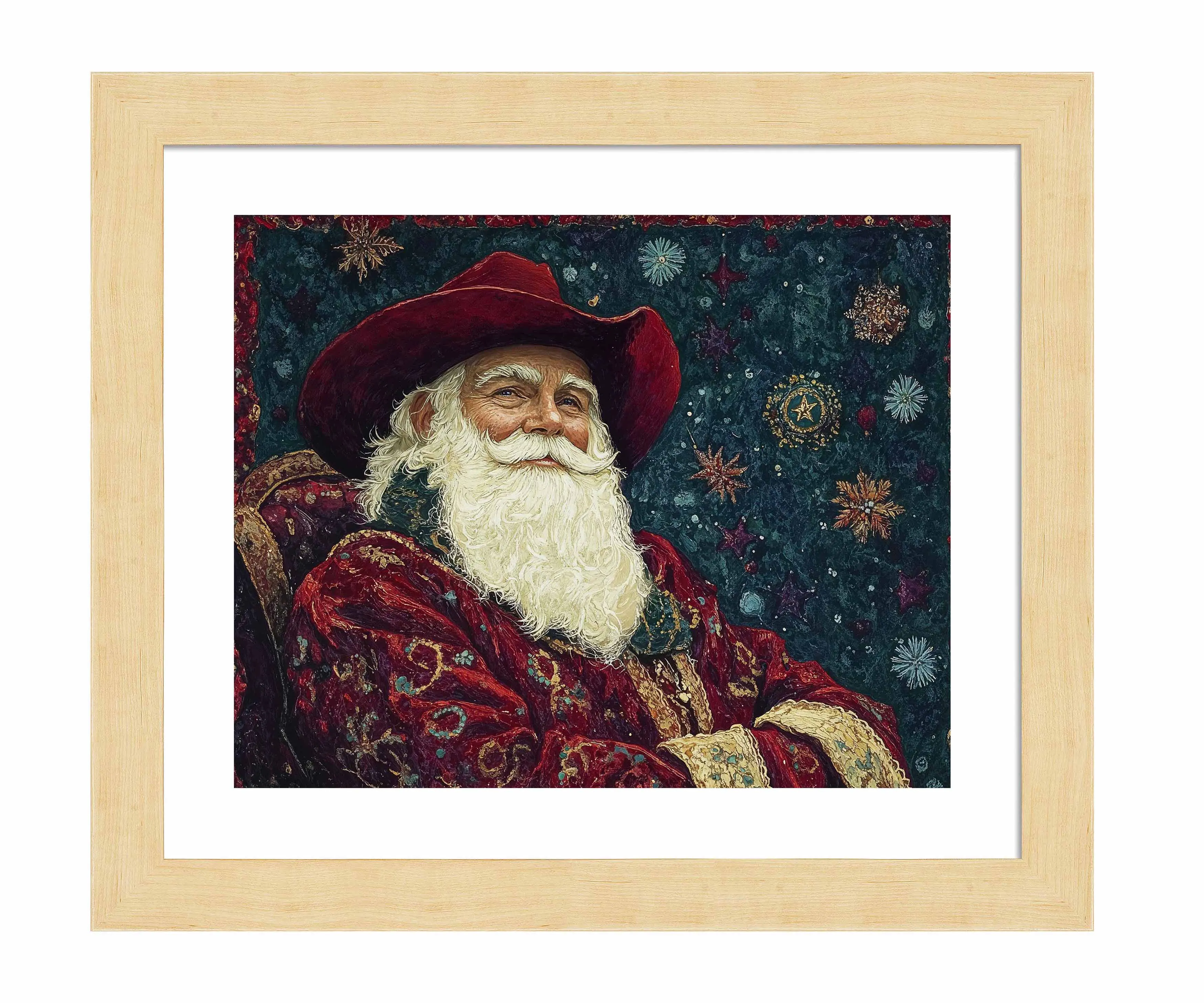 Frontier Father Christmas - Art Prints