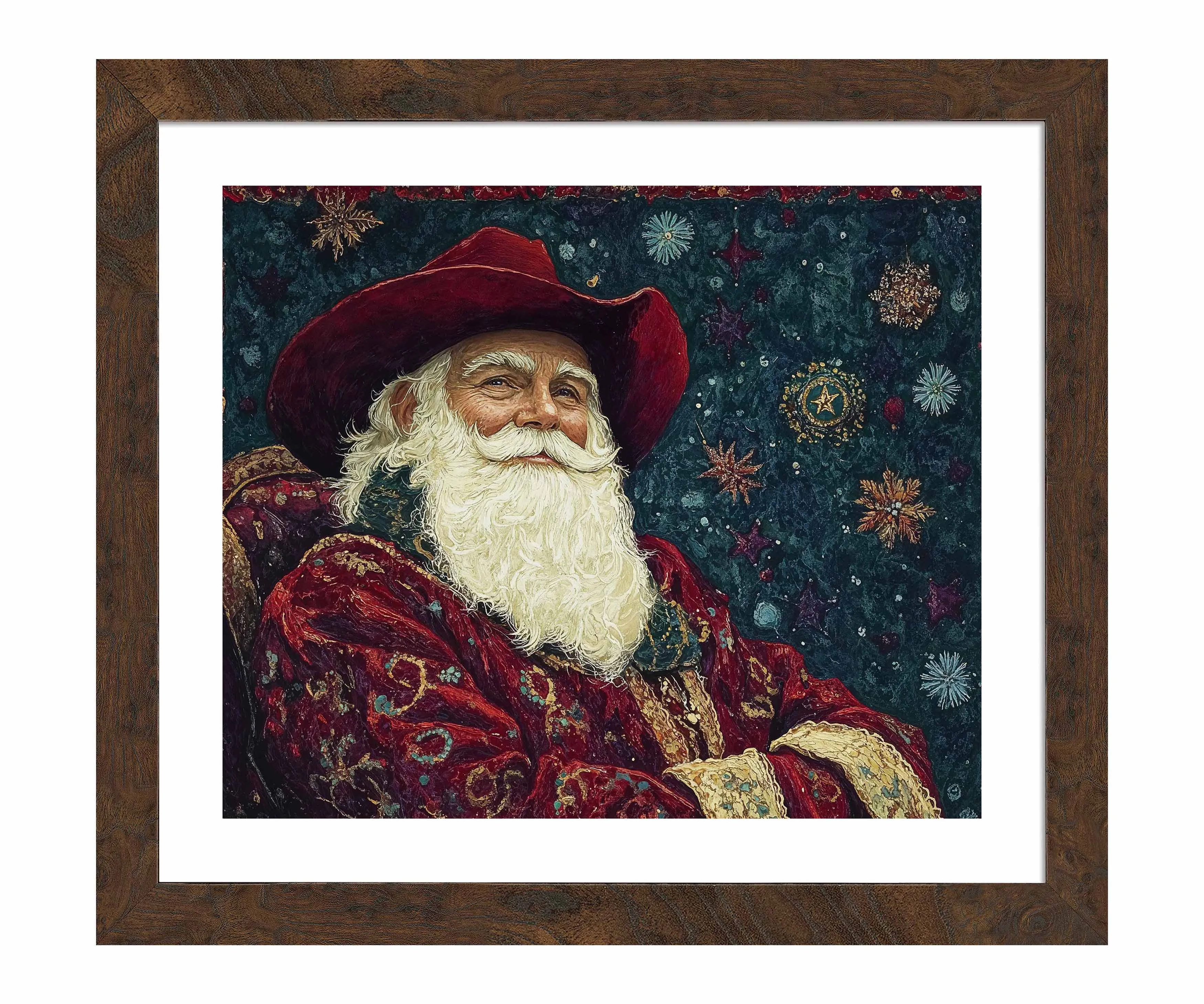 Frontier Father Christmas - Art Prints