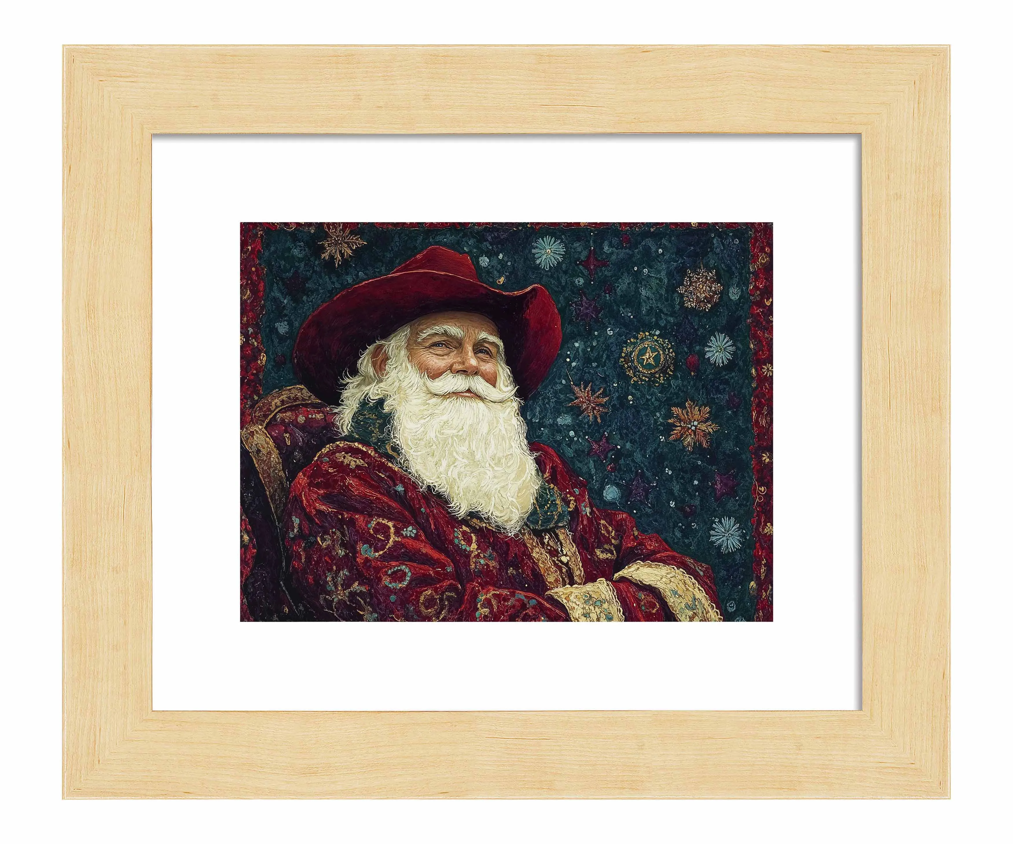 Frontier Father Christmas - Art Prints