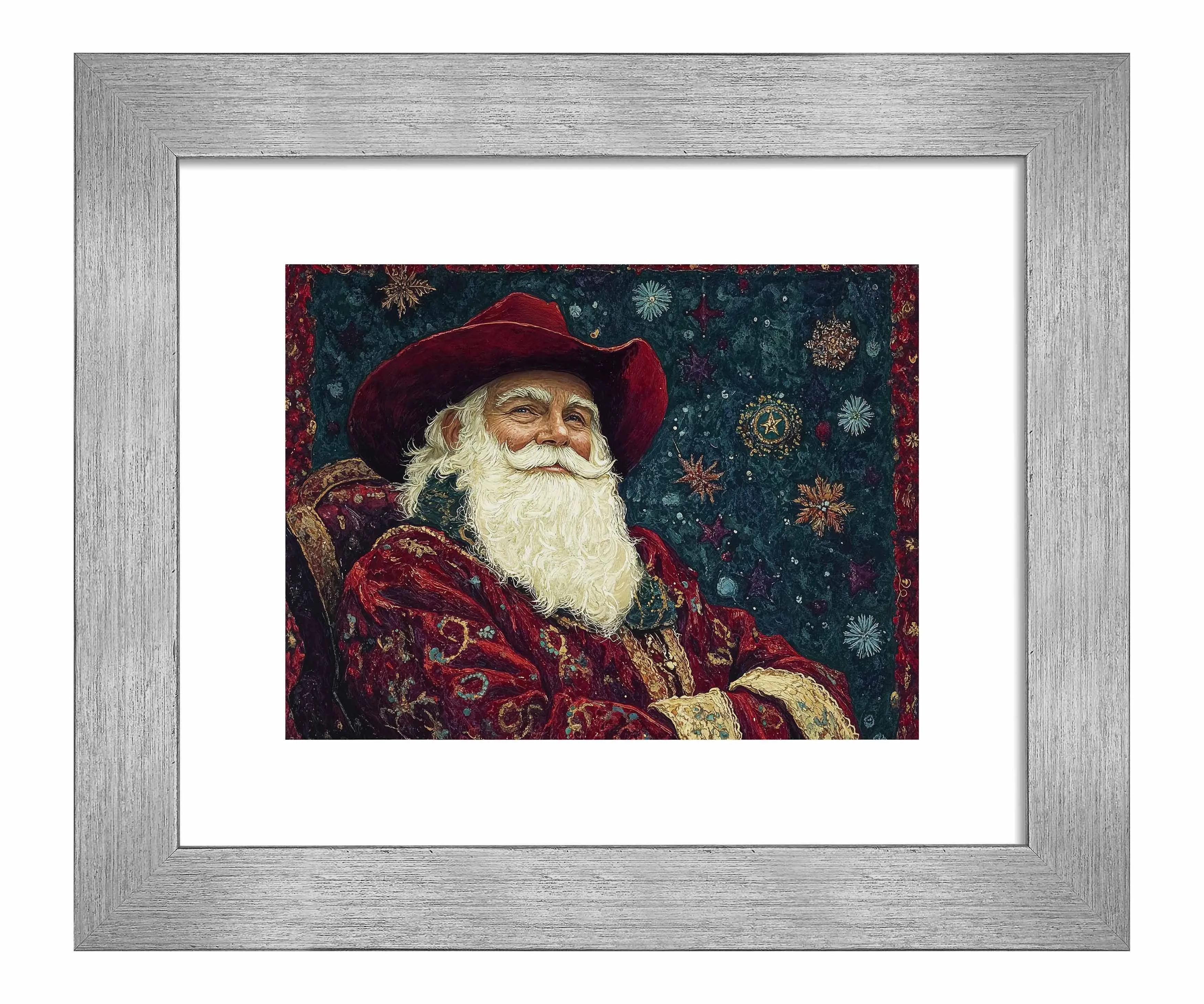 Frontier Father Christmas - Art Prints