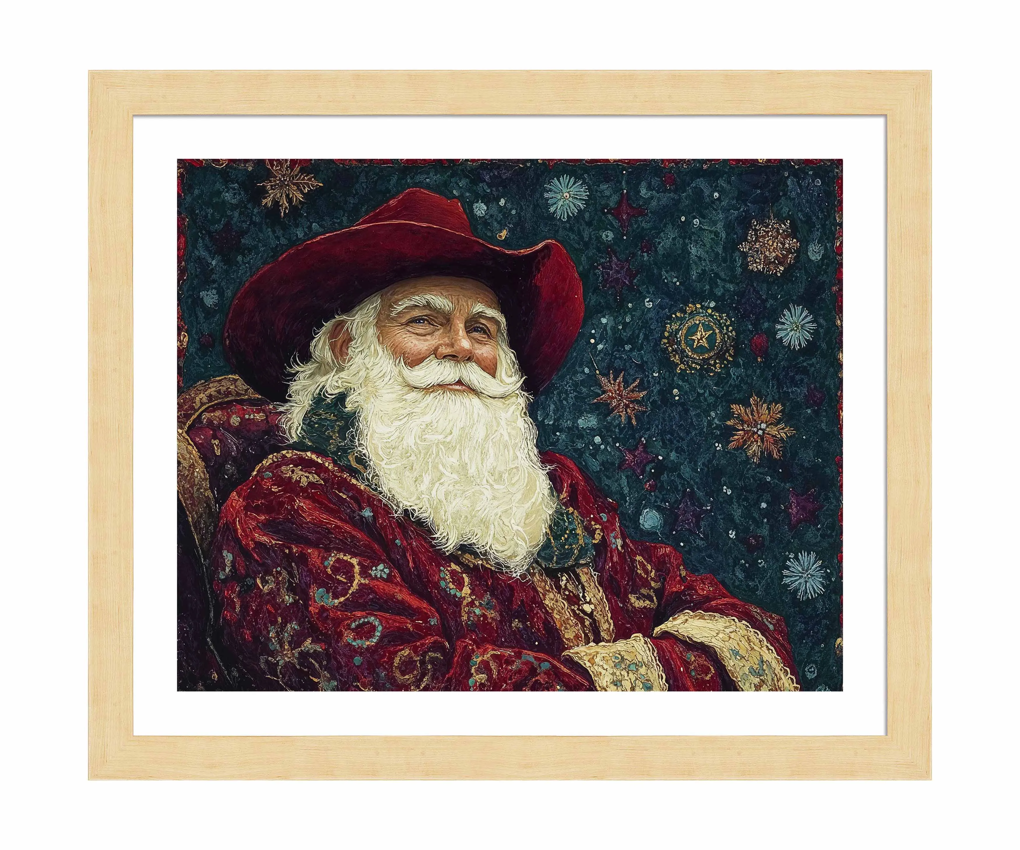 Frontier Father Christmas - Art Prints