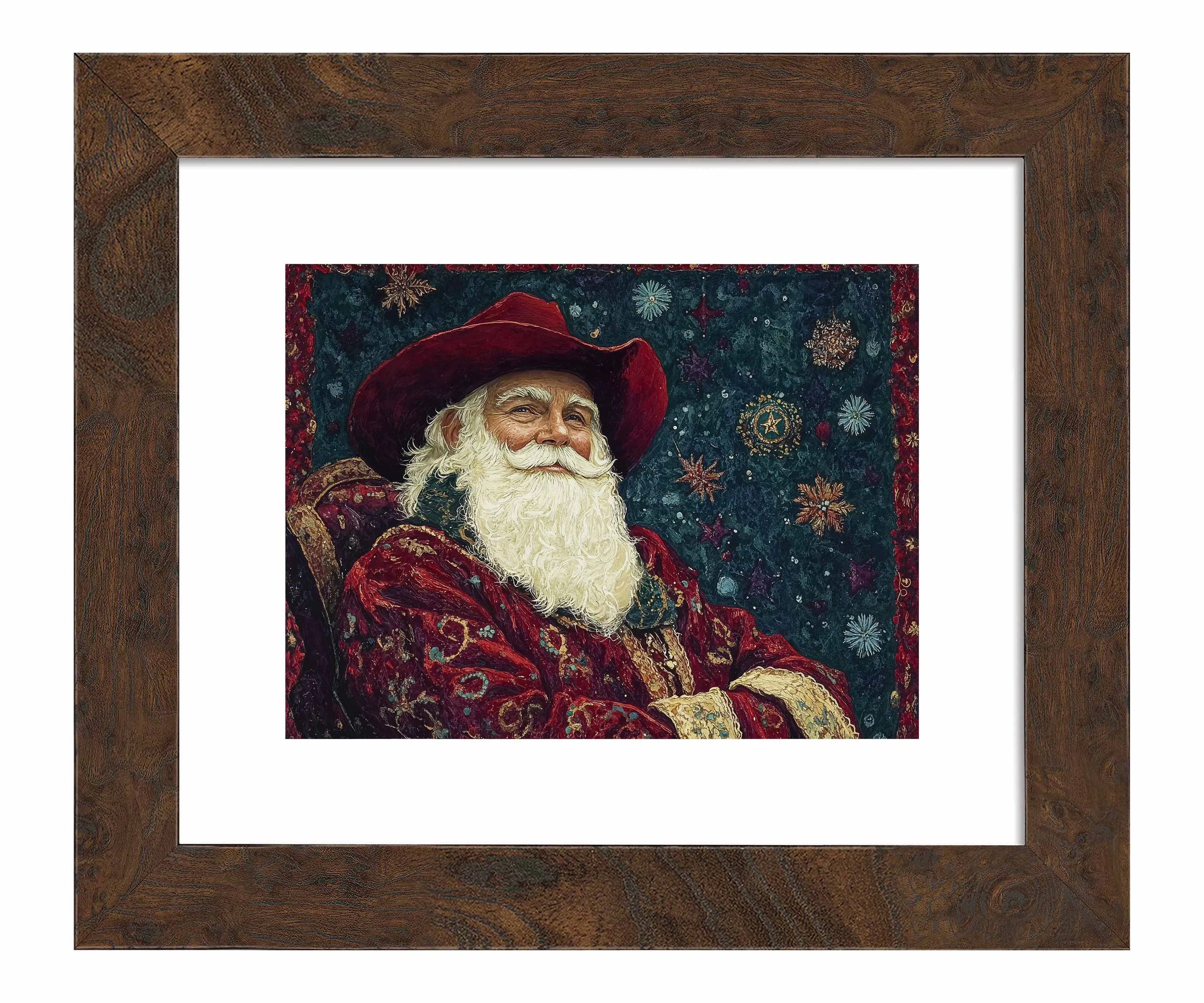 Frontier Father Christmas - Art Prints